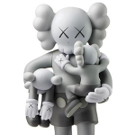 Дизайнерские игрушки KAWS KAWS Clean Slate Vinyl Figure Grey 17.8cm, KW-CSVFGY