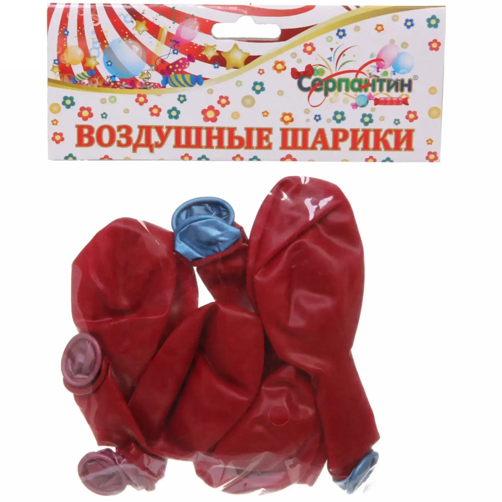 Воздушные шары «Фантазия» 5шт 12»/30см фуксия