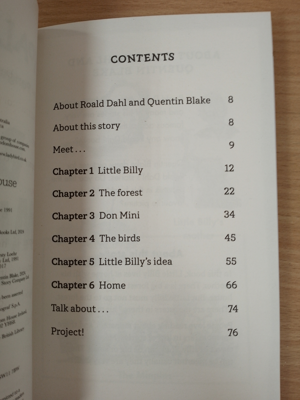 Penguin Readers Level 1: Roald Dahl Billy and the Minpins (ELT Graded Reader)