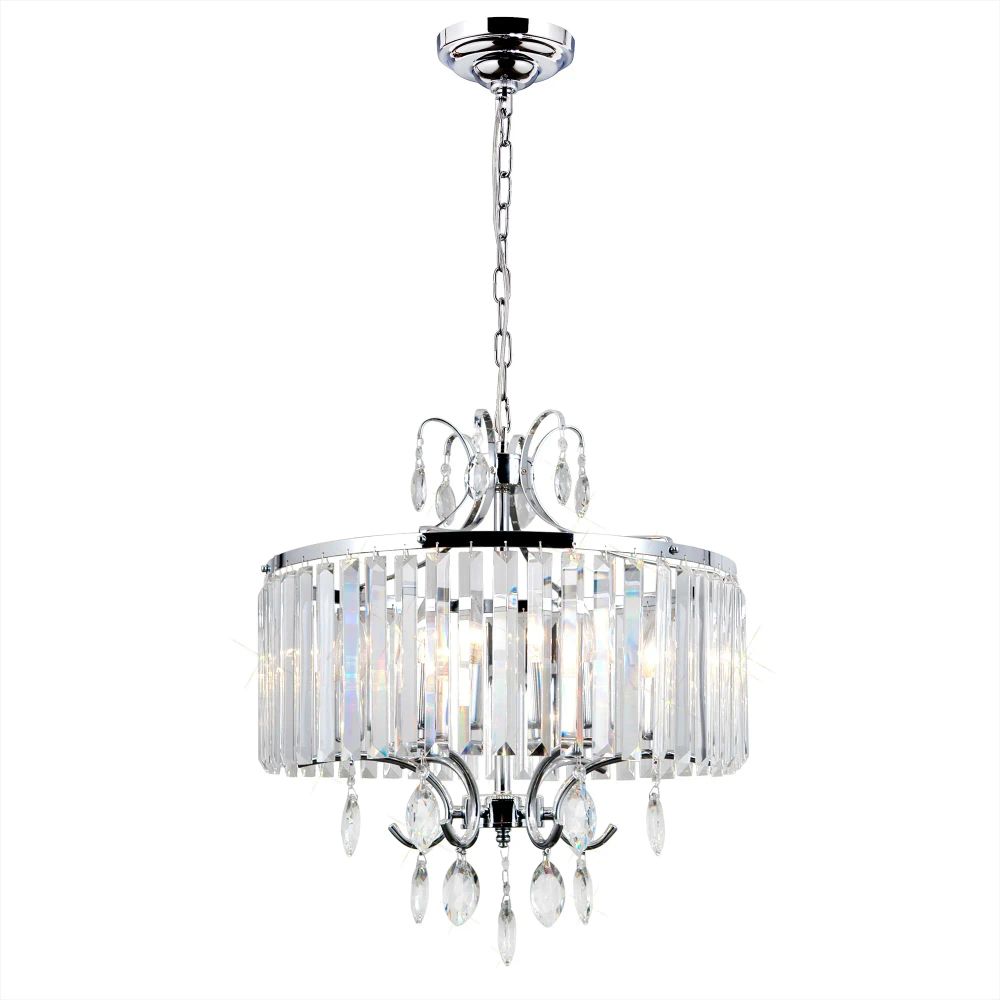 Citilux Инга CL335161 Люстра подвесная хрустальная Хром