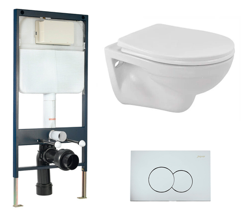 Комплект инсталляции с унитазом и кнопкой