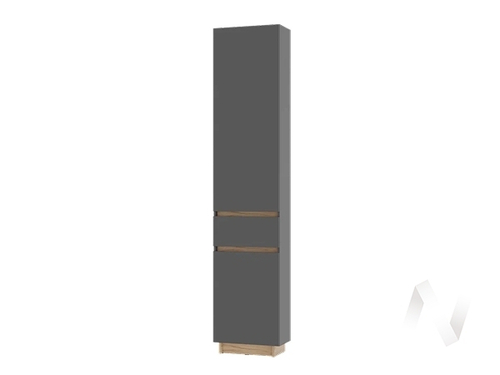 Шкаф стеллаж ШК-16 Прихожая Багира (крафт/графит)