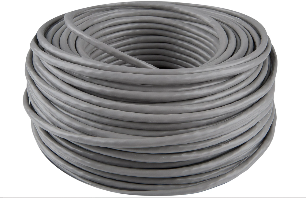 Кабель сетевой Electraline UTP cat 5e 4х2х0.52 мм 50 м