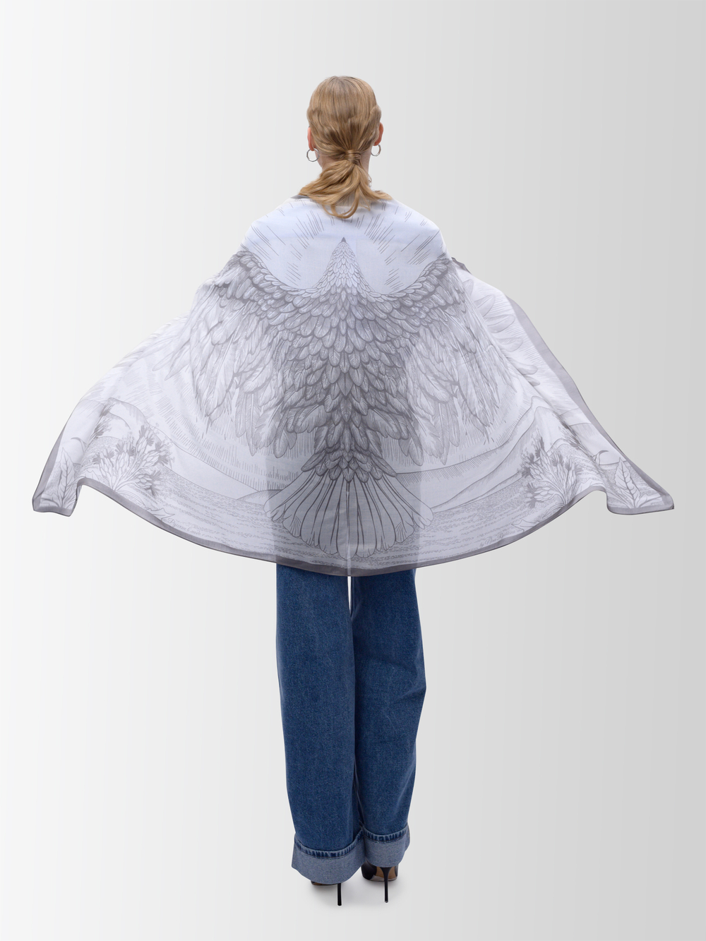 Палантин «Жить за двоих»