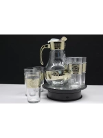 Набор для напитков золотой