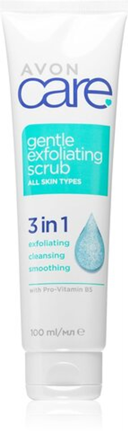 Avon Care 3 in 1 - нежный скраб для лица для всех типов кожи, включая чувствительную кожу /   100  ml  / GTIN 2800019319012