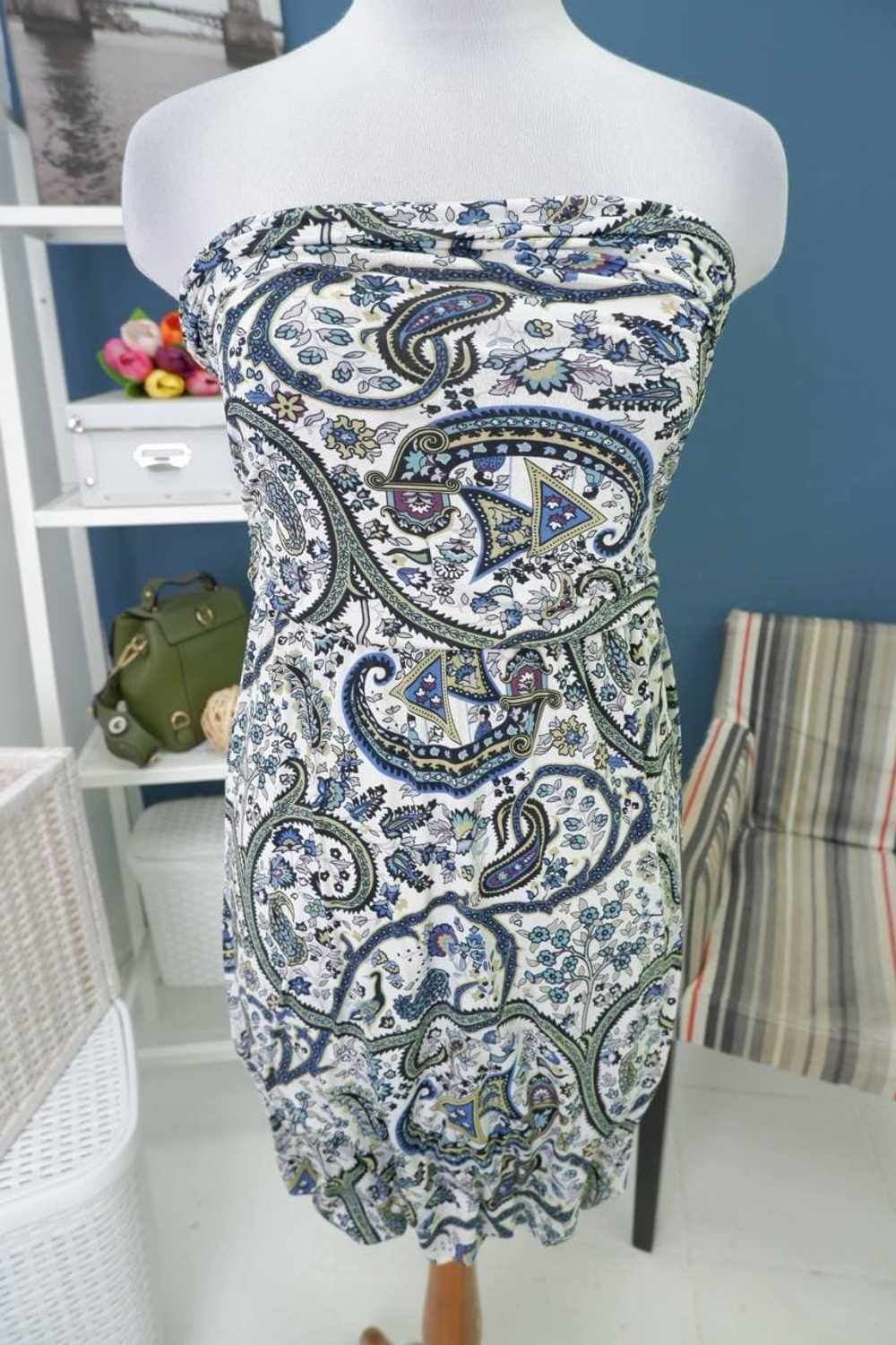 Сарафан с принтом 40-42 размер