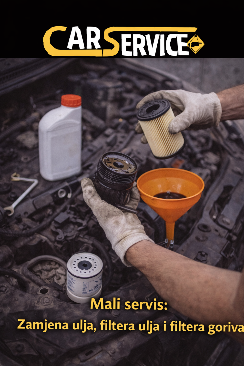 Basic Service: Oil, Oil Filter, and Fuel Filter Change