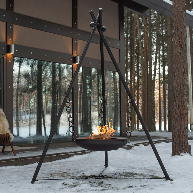 Чугунная чаша Concretika PREMIUM X80