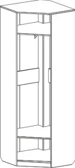 Шкаф угловой "Элана" гостиная