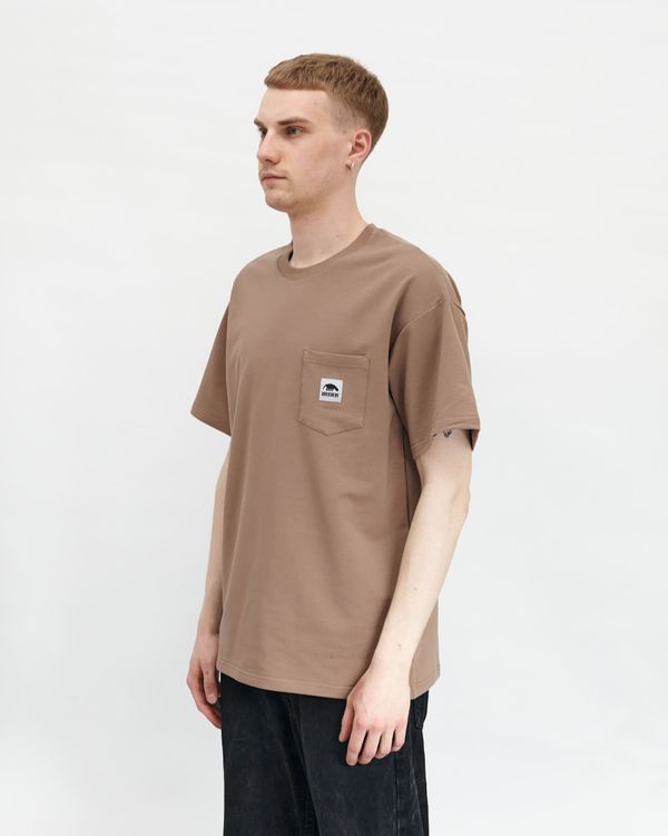 Футболка Phat Pocket 236 кофейная - фото 3