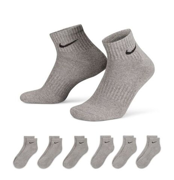 Теннисные носки Nike Everyday Cotton Cushioned 6P - carbon heather/black
