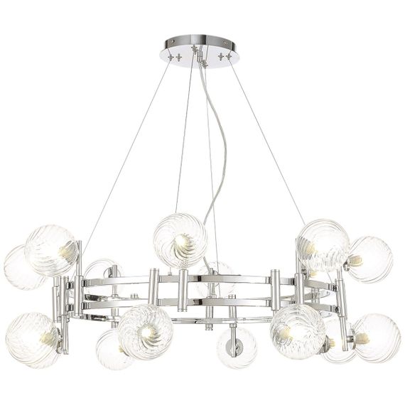 Подвесная люстра Crystal Lux Luxury SP16 Chrome