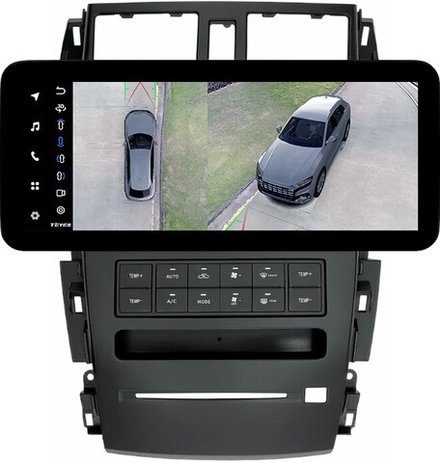 Магнитола для Nissan Teana J31 2003-2008 (большая рамка) - Teyes LUX ONE 360 монитор 12.3" 2K QLED на Android 10, 6Гб+128Гб, CarPlay, 4G SIM-слот, 4 камеры в комплекте