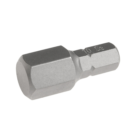 Бита HEX H10х25мм 1/4" DR 6-ти гранная S2 JTC