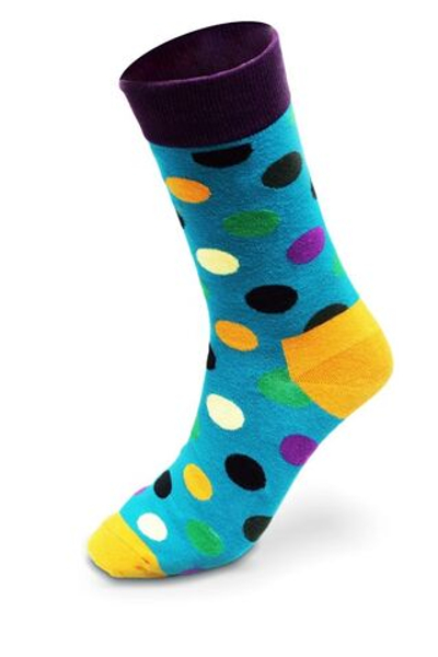 Носки унисекс Вечернее конфетти (Цвет: голубой)