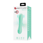 Зеленый вибростимулятор Alexisrose - 15 см. (Цвет: зеленый)