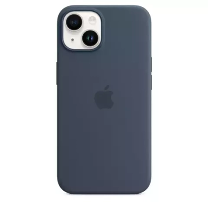 Чехол силиконовый для IPhone 14 Plus Strom Blue (MM2L6FE/A)