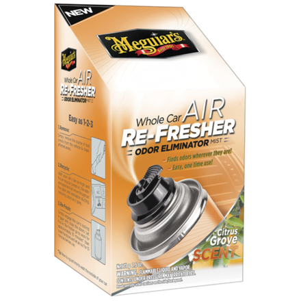 Meguiar's Нейтрализатор запахов в салоне а/м Air Refresher-Citrus Grove "Цитрусовая Роща" 74мл/71гр
