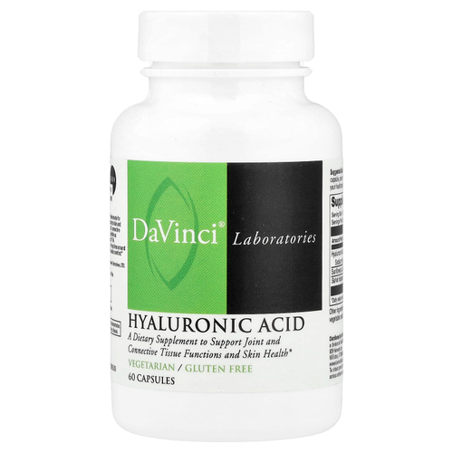 DaVinci Laboratories, гиалуроновая кислота, 60 капсул (40 мг в 1 капсуле)