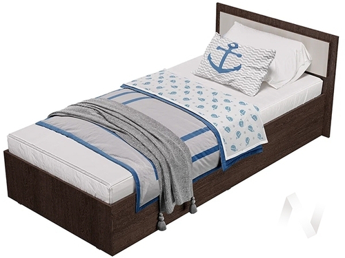 Кровать 0;9м Спальня Фиеста (венге/лоредо)