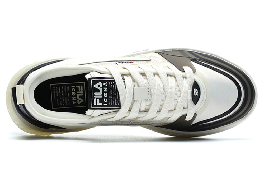 FILA Fila MIX non-slip low-top sneakers men's white and black