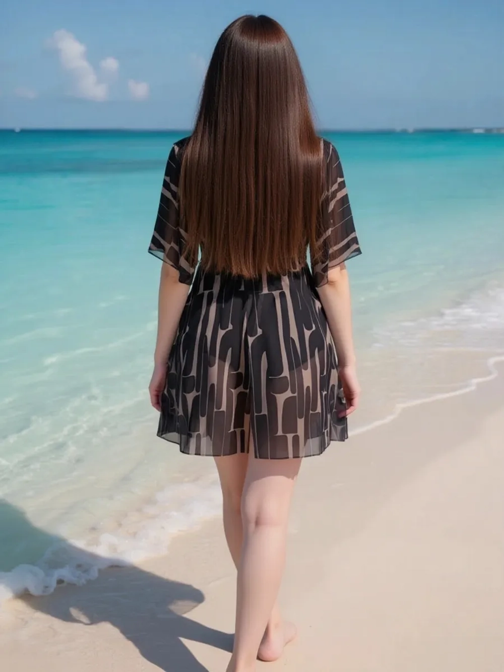 Купальник-платье слитный большой размер