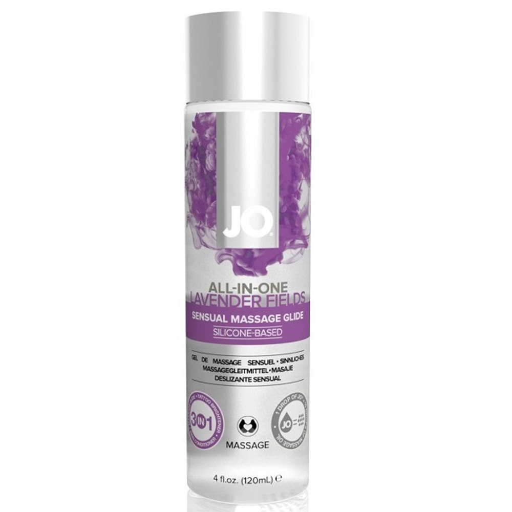 Массажный гель с ароматом лаванды System JO ALL-IN-ONE Massage Oil Lavender 120мл