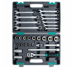 Набор инструментов, 1/2", CrV, пластиковый кейс 31 предмет Stels 14102