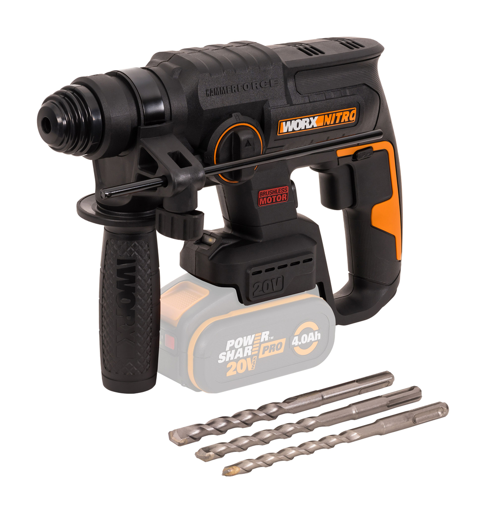 Перфоратор аккумуляторный бесщеточный WORX WX381