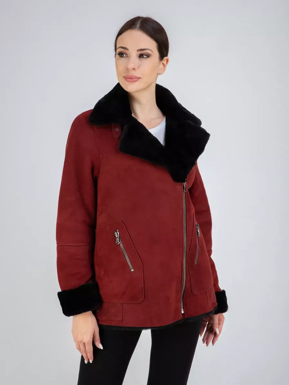 Дубленка авиатор натуральная Турция