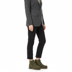 Унты-ботиночки женские из замши