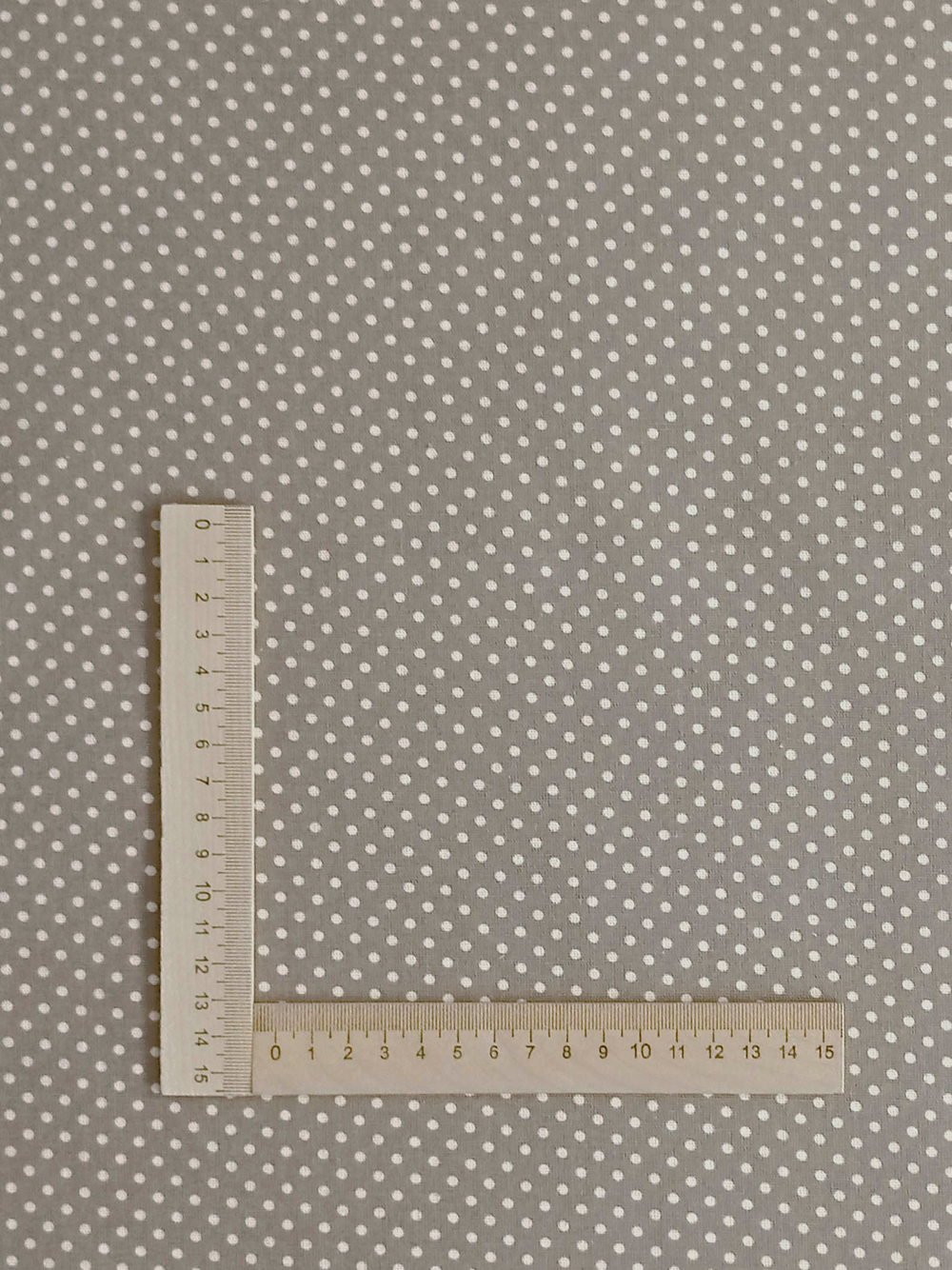 Ткань бязь плательная, рис. "Горох 2 мм", ширина 150 см, арт. 065