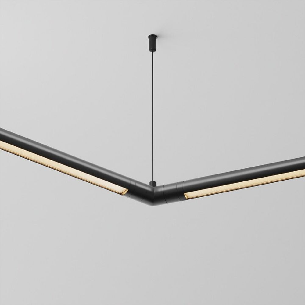 Соединитель угловой L-образный для треков накладных Maytoni  CA018LWC-B