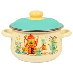 Кастрюля эмал конич 2,0л 1с45я Чайный домик