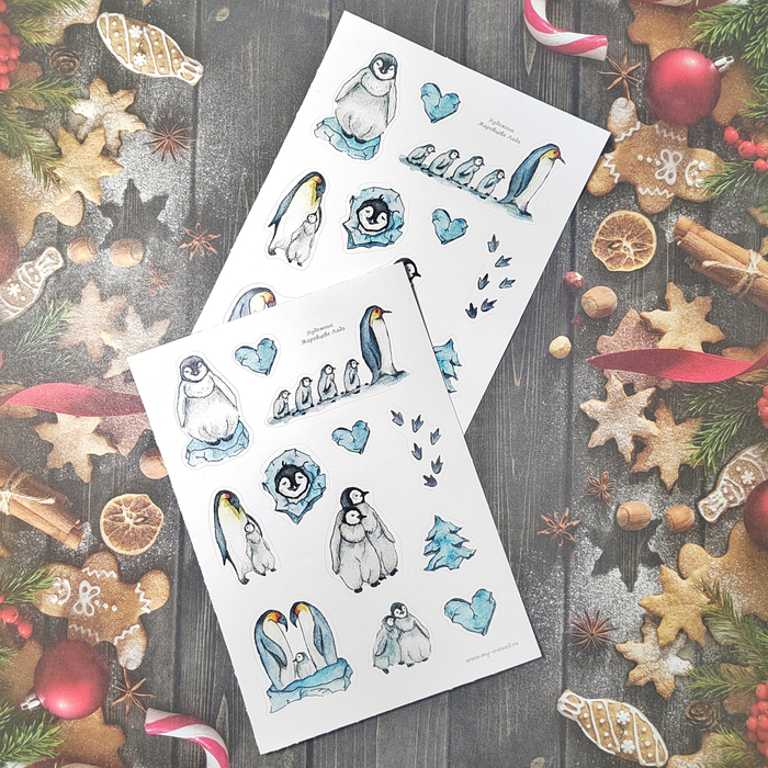 Стикерпак "Пингвинчики"