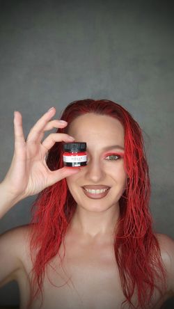 Декоративный гель для лица, волос и тела Color Gel Scarlet Neon