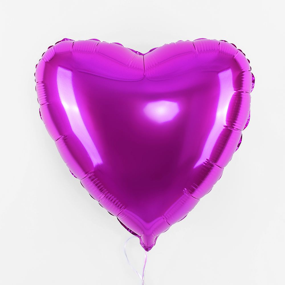 Сердце 18" Лиловый / Purple Fm