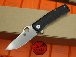 Нож Spyderco SpyMyto C265MTIP - черная микарта, съемный плавник