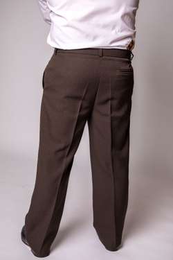 Брюки мужские чёрные демисезонные осенние весенние классические классика теплые шерстяные полушерсть костюмные офисные строгие деловые прямые 48 размер L XL