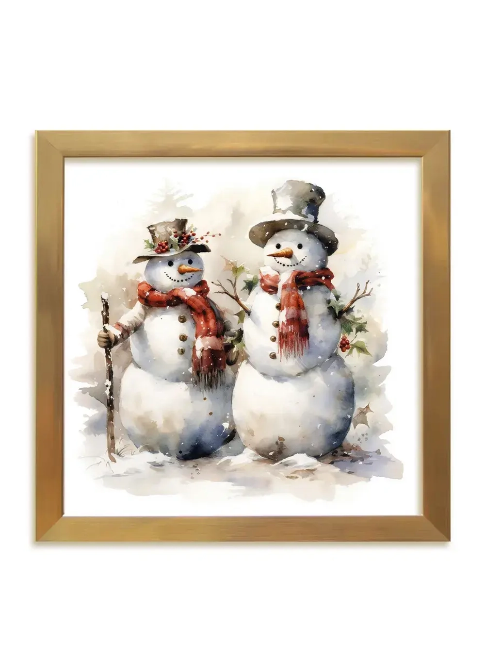 Картины на стену интерьерные на холсте 4 шт, 23*23 см