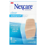 Nexcare, Прозрачные водонепроницаемые повязки для коленей и локтей, 8 повязок