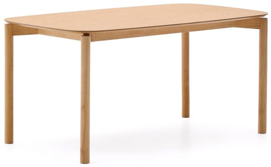 Стол Indara из шпона и каучукового дерева с натуральной отделкой 140 х 90 Испания 