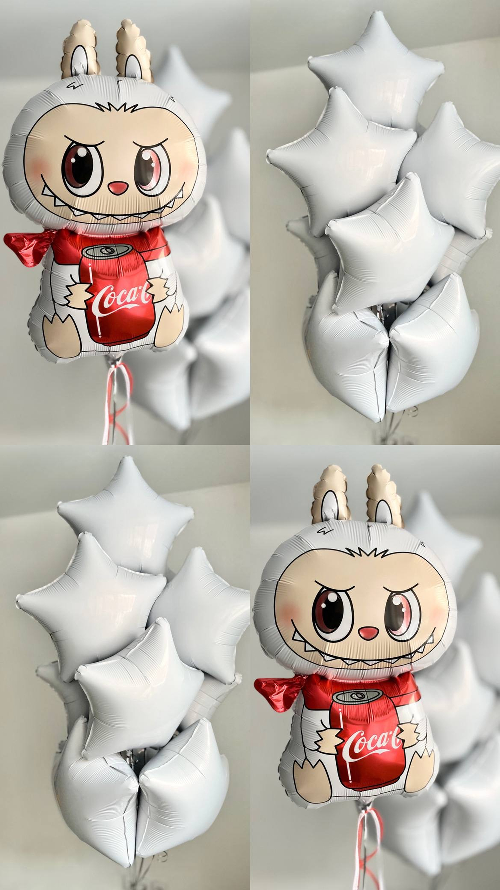 Воздушные шары Лабубу Кока Кола Coca Cola №4217