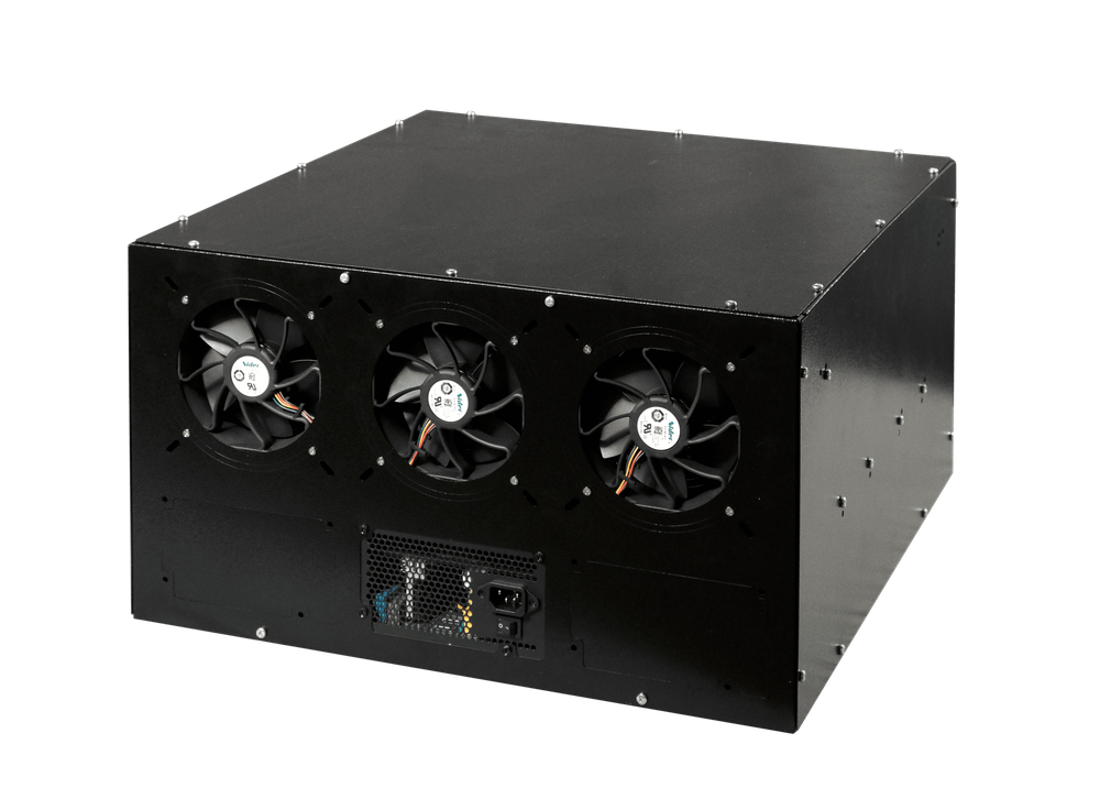 Продувная тушка для майнинга на 8 маленьких видеокарт