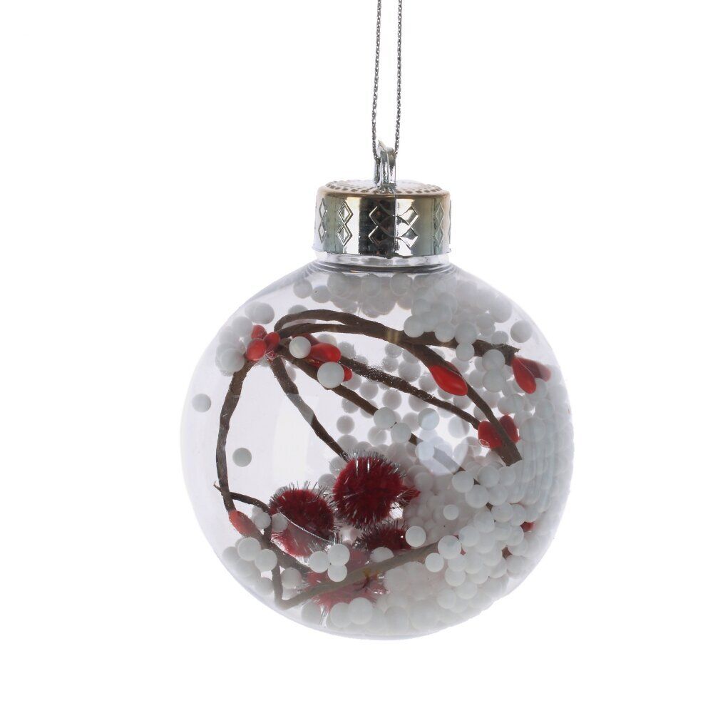 GAEM Набор из 6шт Украшение новогоднее "Шар", D 10 см L23 W8 H26 см