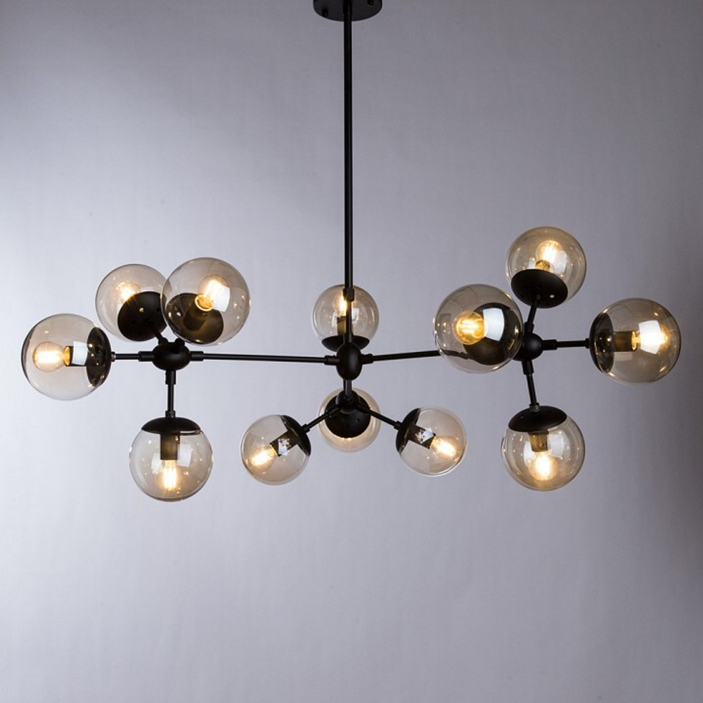 Люстра на штанге Arte Lamp A1664SP-12BK