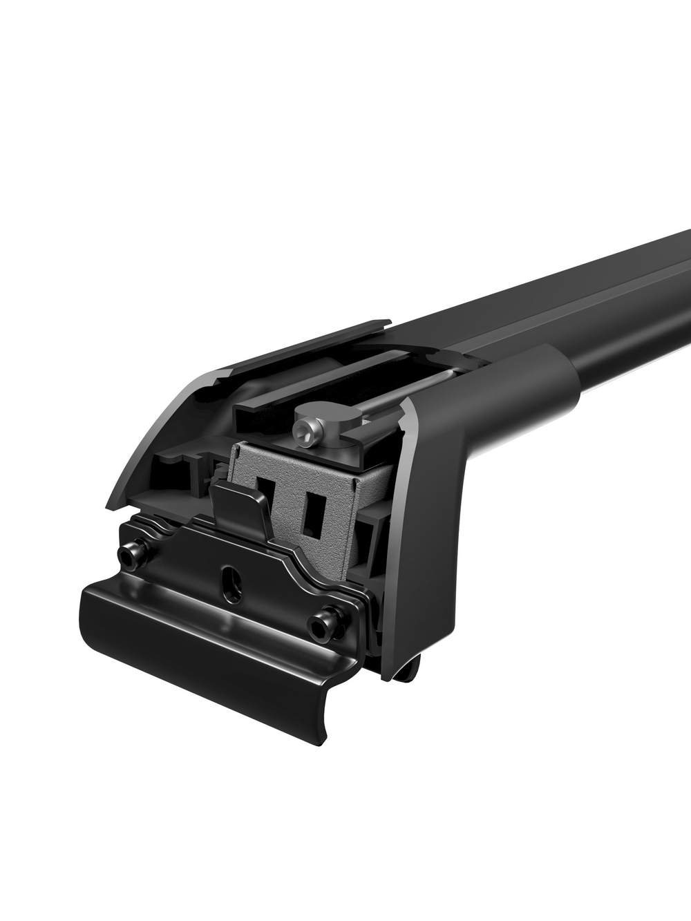 Багажник на рейлинги для Chery Tiggo 4 Pro 2020-2024 М43-1007B ,черный