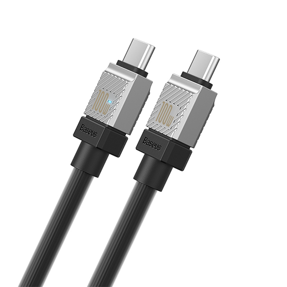 Кабель Baseus Coolplay Series Fast Charging Cable USB Type-C to USB Type-C 100W 2 м черный (CAKW000301)