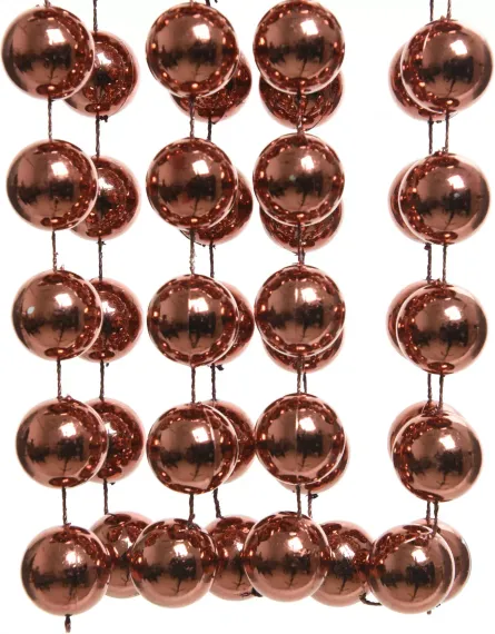 Бусы пластиковые Гигант 20 мм*270 см., палисандровый, Kaemingk (001841)